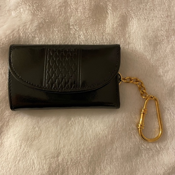 Other - Black leather key chain case